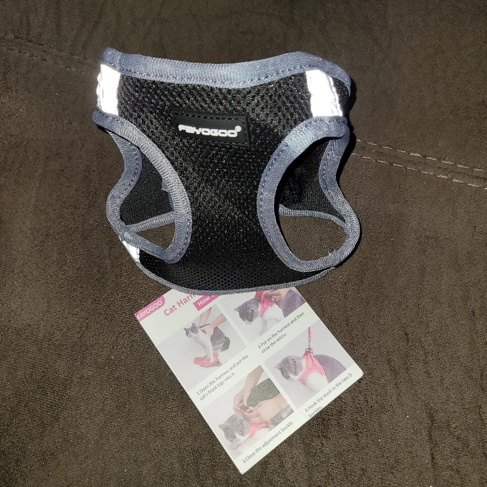 New FAYOGOO Cat Harness~Large